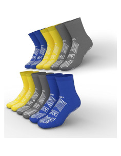 Calcetines Antideslizantes AHS - Talla Única, 48 Pares, Colores Variados 2