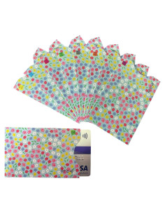 8 Fundas de Tarjeta de Crédito RFID Bloqueadoras Verde