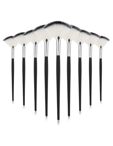 9 Piezas Brochas de Maquillaje Facial Maitys - Abanico Suave