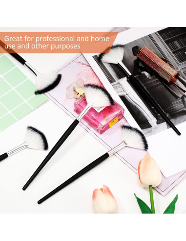 9 Piezas Brochas de Maquillaje Facial Maitys - Abanico Suave