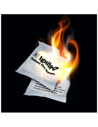 Encendedores Ignite-O - 50 Paquetes - Sin Olores y Rápidos