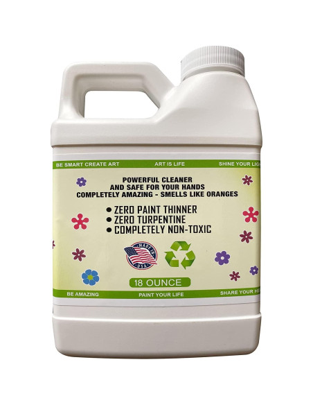 Limpiador de Pinceles Green Piece 532 ml - No Tóxico y Biodegradable