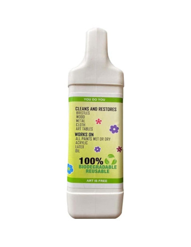 Limpiador de Pinceles Green Piece 532 ml - No Tóxico y Biodegradable