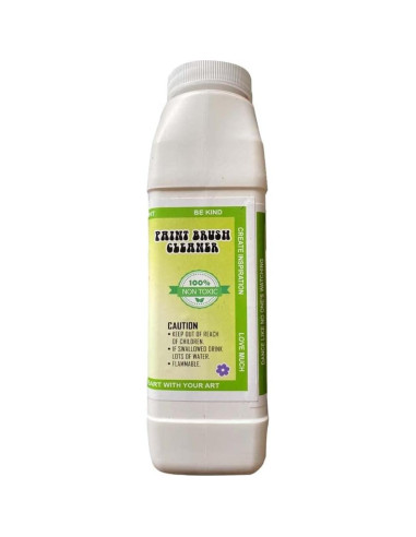 Limpiador de Pinceles Green Piece 532 ml - No Tóxico y Biodegradable