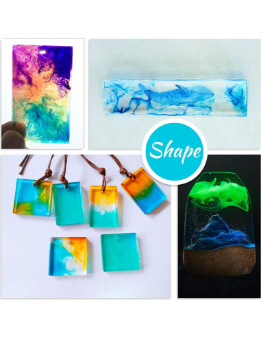 24 Colorantes Epóxicos DecorRom 10ml - Tinte Transparente para Resina