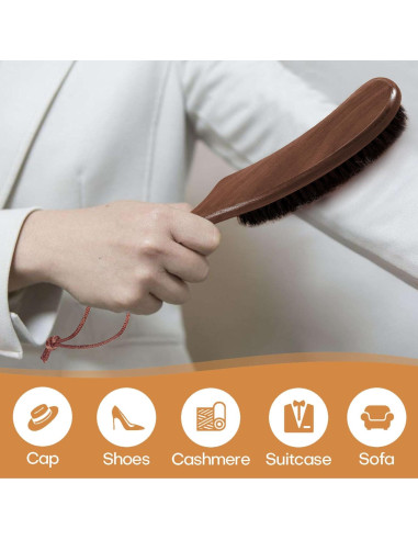 Cepillo de Pelusa Starfa de Madera de Nogal 26.9cm