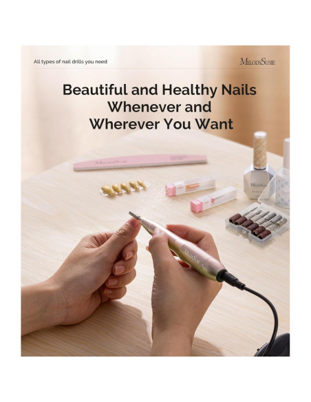 Taladro de Uñas Eléctrico MelodySusie PC120I USB Portátil