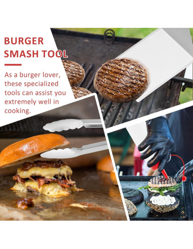 Juego de Accesorios de BBQ Leonyo 25 Piezas Acero Inoxidable