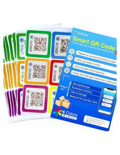 84 Etiquetas de Código QR SWMTJTECH para Almacenamiento