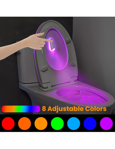 Luz Nocturna LED para Inodoro SENCU con Sensor de Movimiento