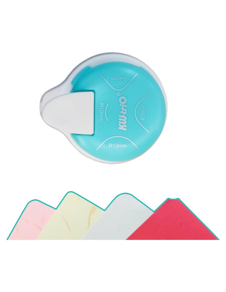 Troquelador de esquinas 4 en 1 TAIYUYUE Verde - Cortes R4, R7, R10 Troquelador de esquinas 4 en 1 TAIYUYUE Verde - Cortes R4, R7, R10