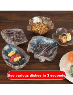 Bolsas de Conservación Reutilizables Oprtuisi 100 Pcs Transparente 2