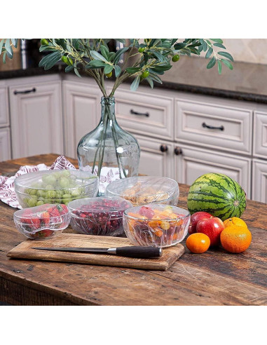 Bolsas de Conservación Reutilizables Oprtuisi 100 Pcs Transparente