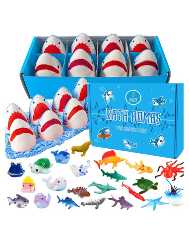 Bolas de Baño Pinyi para Niños con Sorpresa - Set de 8