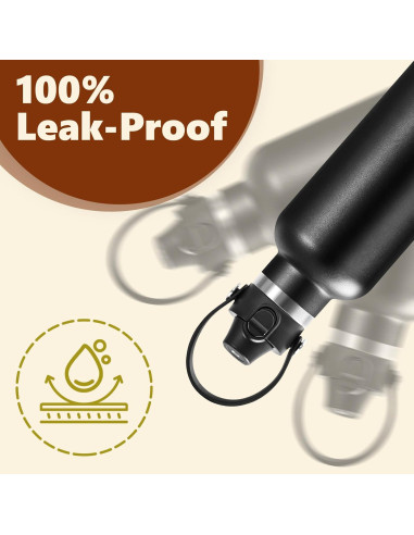 Tapa Auto Flip EIPOSAU para Botella Hydro Flask 18-24 oz