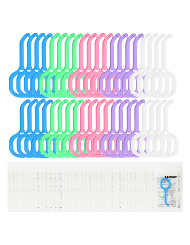 40 Piezas Herramienta Remoción Alineadores EAEDMY Higiénica