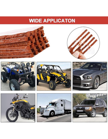 100 Tapones de Reparación de Neumáticos PUIBERS TP02-100