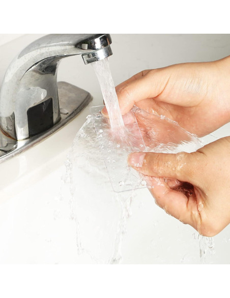 Cinta Adhesiva Doble Cara MILEQEE 10PCS 9.19x3.51cm Transparente