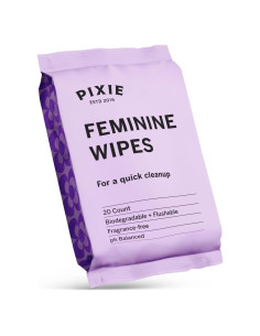 Toallitas Menstruales Biodegradables Pixie Cup - 20 Unidades