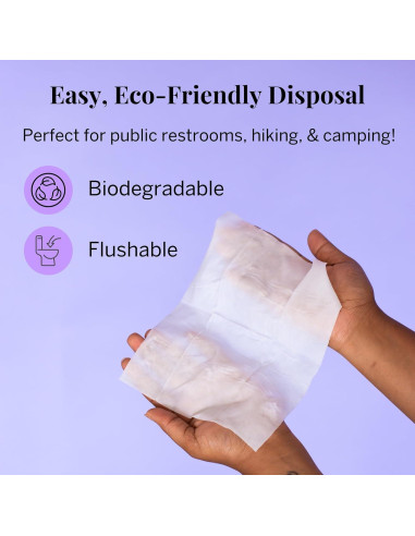 Toallitas Menstruales Biodegradables Pixie Cup - 20 Unidades