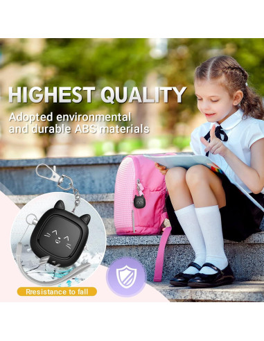 Alarma Personal VIGOROAD 130 dB con Luz LED - Seguridad Compacta