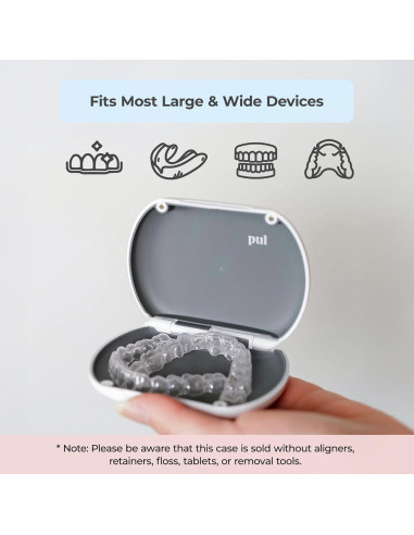 Estuche PUL para Alineadores Transparentes - Gris