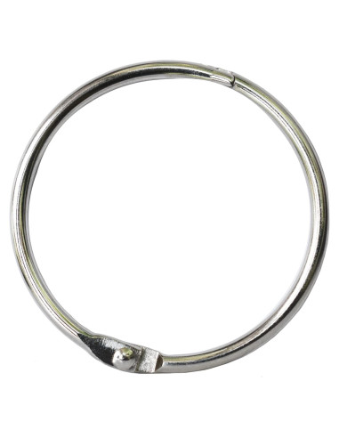 Anillos de Encuadernación GOTOONE 5.08 cm Niquelado Plateado 20 Pzas