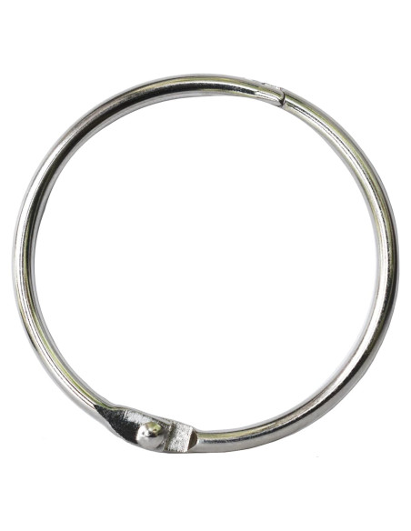 Anillos de Encuadernación GOTOONE 5.08 cm Niquelado Plateado 20 Pzas