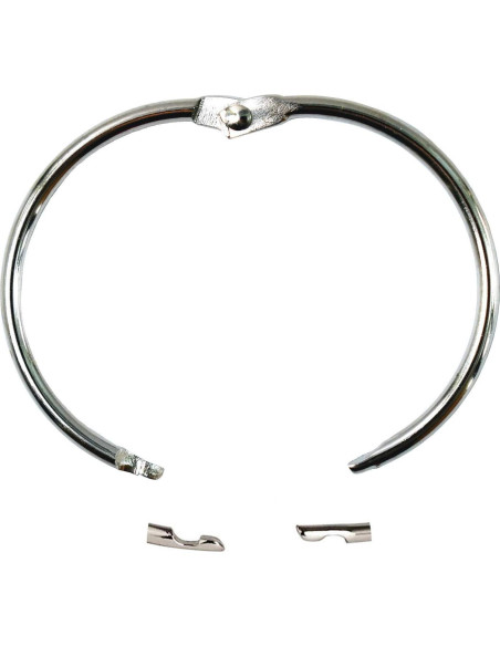 Anillos de Encuadernación GOTOONE 5.08 cm Niquelado Plateado 20 Pzas