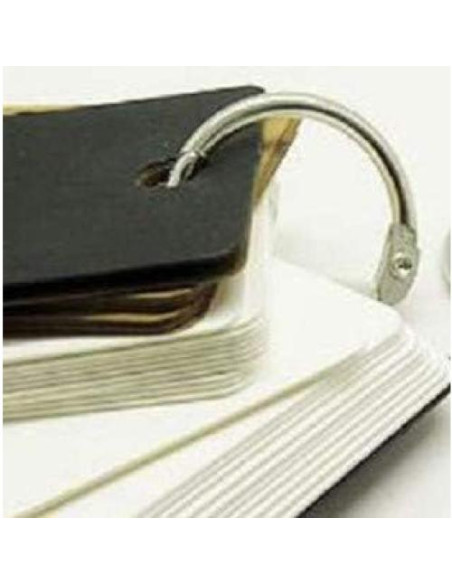 Anillos de Encuadernación GOTOONE 5.08 cm Niquelado Plateado 20 Pzas