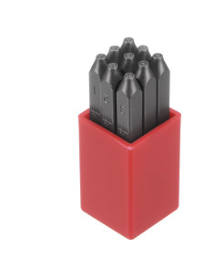 Juego de Sellos Numéricos HARFINGTON 9 Piezas 1.5mm Acero