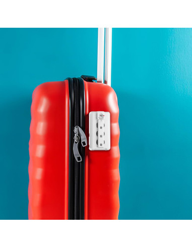 Candado de Equipaje Hemoton QSQ1554YT012WI 3 Dígitos Plata