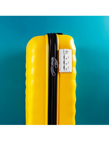 Candado de Equipaje Hemoton QSQ1554YT012WI 3 Dígitos Plata