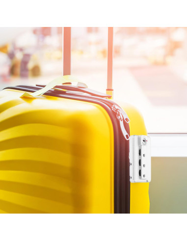 Candado de Equipaje Hemoton QSQ1554YT012WI 3 Dígitos Plata