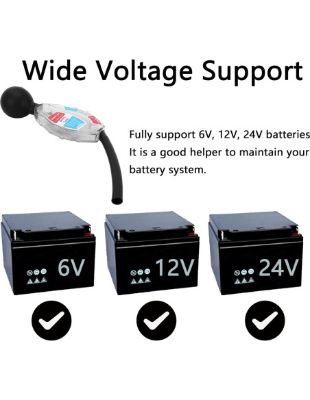 Probador de Batería Watris Veiyi 6V 12V 24V Medición Rápida
