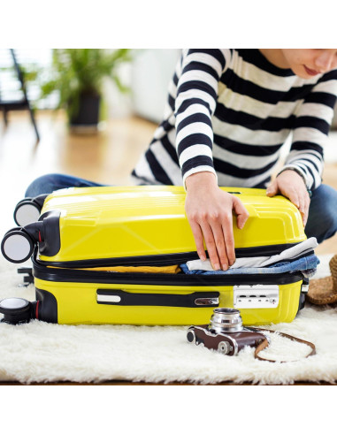 Candado de Equipaje Hemoton QSQ1554YT012WI 3 Dígitos Plata