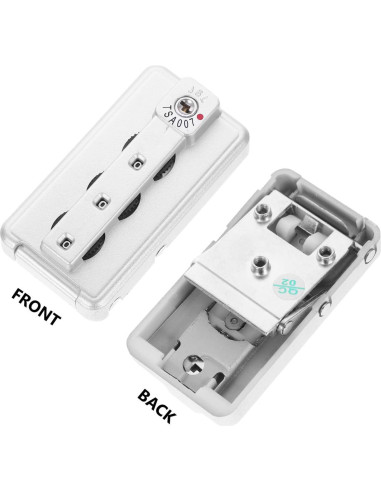 Candado de Equipaje Hemoton QSQ1554YT012WI 3 Dígitos Plata