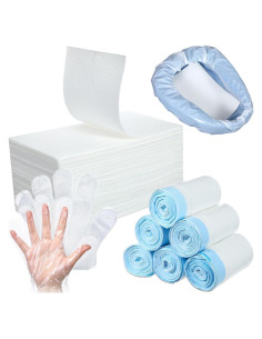 Set 100 Forros Desechables para Orinal Threlaco con Almohadillas