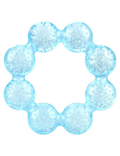 Anillo Mordedor Nuby IcyBite Azul 1 Cuenta Libre de BPA