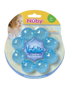Anillo Mordedor Nuby IcyBite Azul 1 Cuenta Libre de BPA 2