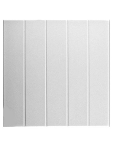 Azulejo de Techo de Espuma LA MAISON R104 Blanco Sólido 2.01 m