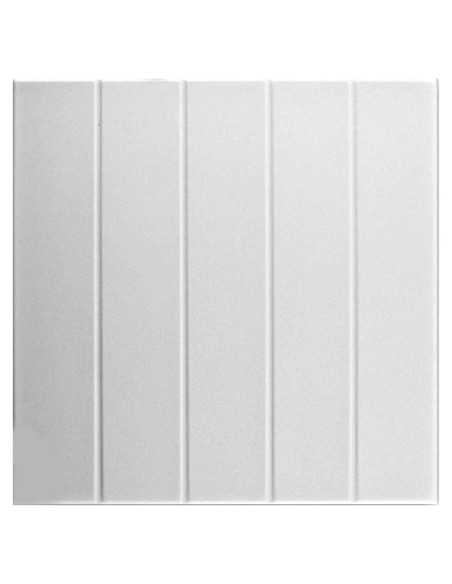 Azulejo de Techo de Espuma LA MAISON R104 Blanco Sólido 2.01 m