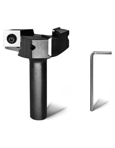 Fresa de Superficie CNC HIIZUG 1/2" Eje 50.8mm Diámetro 3 Flautas