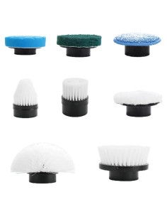 Limpiador Eléctrico Giratorio RJHVS con 8 Cepillos Reemplazables