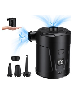 Bomba de aire eléctrica dskadoo 5200mAh portátil con LED