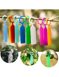 100 Etiquetas de Jardín Star River - Plástico Impermeable 10.9 cm 2