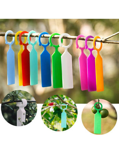 100 Etiquetas de Jardín Star River - Plástico Impermeable 10.9 cm