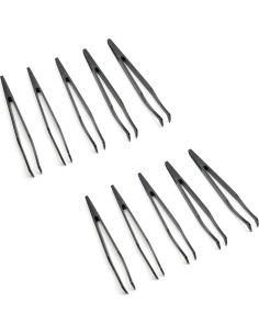 Juego de 10 Pinzas de Plástico Antiestáticas Qjaiune 115mm 2