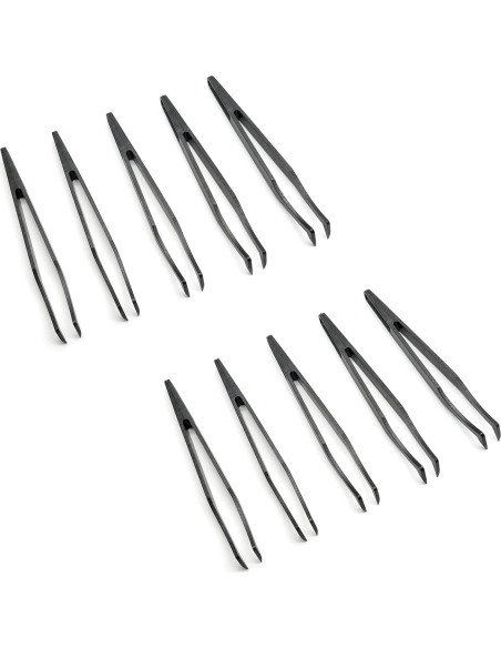 Juego de 10 Pinzas de Plástico Antiestáticas Qjaiune 115mm