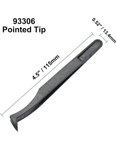 Juego de 10 Pinzas de Plástico Antiestáticas Qjaiune 115mm